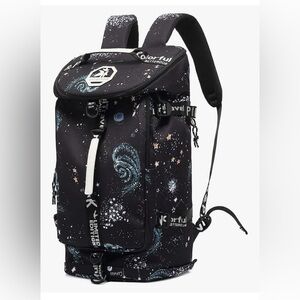 Galaxy Print Backpack/Gym Bag